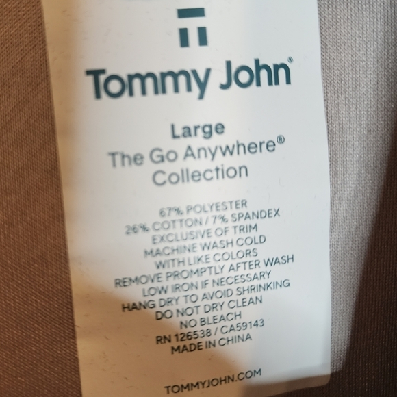 Tommy John The Go Anywear Collection Zip up jacket. Heathered grey and blue. L. - Picture 4 of 16